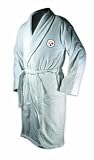Pittsburgh Steelers White Heavy Weight Bath Robe
