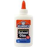 Elmer's Washable No-Run School Glue, 4 oz,  1 Bottle (E304)