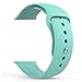 MoKo Apple Watch Band Series 1 Series 2, Soft Silicone Replacement Sports Band for 42mm Apple Watch 2015 & 2016 All Models, Mint GREEN (Not fit 38mm Versions)