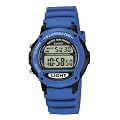 Casio Collection - Reloj digital unisex de cuarzo con correa de resina azul (cron�metro, alarma, luz) - sumergible a 50 metros
