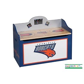 Guidecraft NBA Bobcats Toy Box by Guidecraft