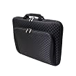 CaseCrown Double Memory Foam Case with Pocket (Checkered) for HP Pavilion DV7-3160US 17.3-Inch Laptop