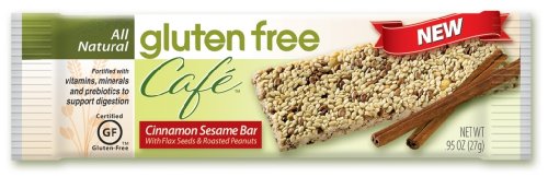 Gluten Free Cafe Cinnamon Sesame Bar, .95-Ounce Packages (Pack of 12)