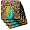 Colorful Peacock - Set Of 4 Ceramic Tile Coasters