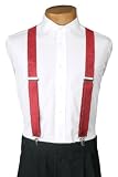 Arkansas Suspenders - University of Arkansas Maroon Suspenders with Razorback Logo