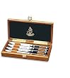 Messermeister Meridian Elite - Non-Serrated Steak Knife Set in Wood Box