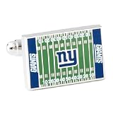 New York Giants NFL "Field Series" Logod Executive Cufflinks w/Jewelry Box