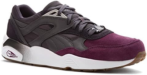 PUMA Men's R698 Block Sneaker Periscope/Italian Plum/Gum 5.5 M