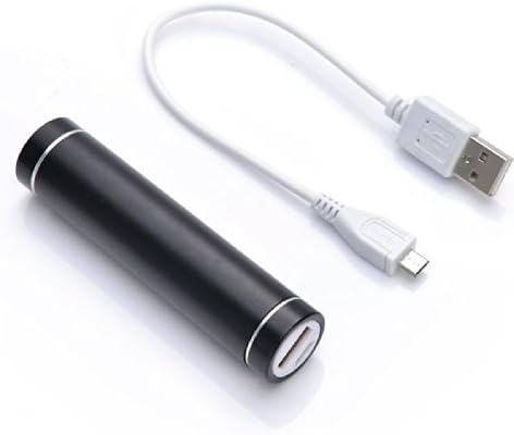 Mobix 2nd Gen Mini 2600mAh Lipstick-Sized Portable Charger External Battery Power Bank for iPhone, Samsung, HTC and More (Black)