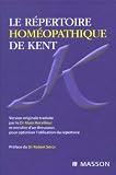 Livres Hom�opathie - Le Repertoire Homeopathique de Kent