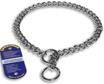 Dean &amp; Tyler Presents Herm Sprenger Original Choke Chain 26" Length By 4MM Width - Chrome Plated - Great Quality Chain. Made in Germany. More Sizes Available (22", 24", 26", 28", 30")