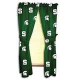 College Covers Michigan State University Curtain Panel 84 Inch