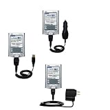 Gomadic for the PalmOne palm Tungsten E2 - Deluxe Kit for the PalmOne Tungsten E2 includes a USB cable with Car and Wall Charger - Gomadic Brand w/ TipExchange Technology