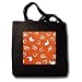Florene Childrens Art - White Cowboy Boots and Horseshoes On Red - Tote Bags