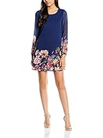 Yumi Vestido Botanical Shift (Azul Marino)