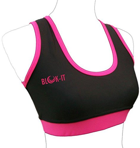 Blok-IT Women's Air Mesh Sports Bra. For Running, Gym, Yoga, Sports