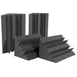Auralex LENCHA LENRD Bass Traps in Charcoal 8- 12x12x17 Triangular; 24 Long