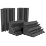Auralex LENCHA LENRD Bass Traps in Charcoal 8- 12x12x17 Triangular; 24 Long