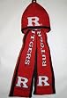 Rutgers Scarlet Knights 2011 Team Stripe Hooded Knit Scarf w/ Pockets