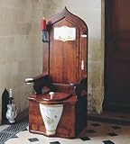Herbeau 550102 Moustier Bleu Powder Room One-Piece Elongated Toilet 5501