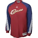 Cleveland Cavaliers adidas Red On-Court Long Sleeve Shooting Shirt