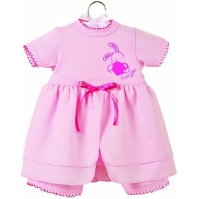 Corolle Classic Baby Doll 17-inch Fashion Pink Dress Set by Corolle