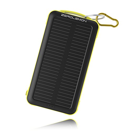 20000mAh Solar Charger, ZeroLemon SolarJuice 20000mAh Dual USB Port Portable Solar Battery Charger Outdoor Solar Power Charger for iPhone 6, iPhone 7, Galaxy Note 5, Note 7, LG G5, iPad, Samsung and More