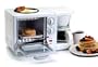 Maxi-Matic EBK-200 Elite Cuisine 3-in-1 Breakfast Station 4-Cup Coffee Maker, White