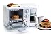 Maxi-Matic EBK-200 Elite Cuisine 3-in-1 Breakfast Station 4-Cup Coffee Maker, White