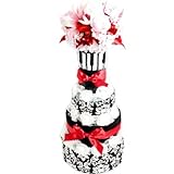 エスメラルダ（esmeralda）　おむつケーキ　ブラック