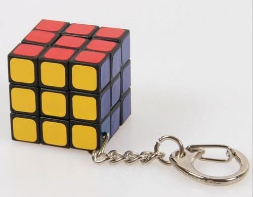 Milan Henko® MINI Rubik's Cube Keychain Classic 3x3x3 Magic Cube Puzzle