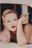 Drew Barrymore with Cigarette and Sleek Hairstyle 4x6 Photo