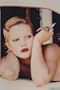 Drew Barrymore with Cigarette and Sleek Hairstyle 4x6 Photo