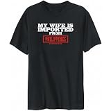 T-Shirt Mens Black  MY WIFE IS IMPORTED FROM Philippines GUARANTEED  Countries