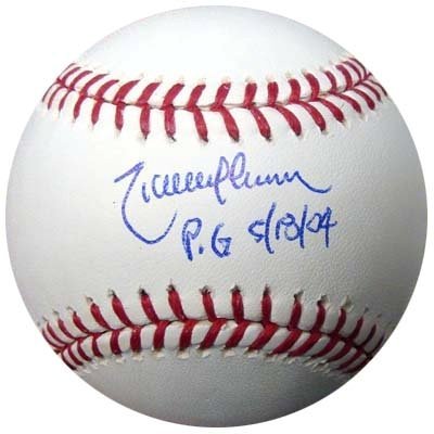 Randy Johnson Seattle Mariners MLB Autographed/Hand Signed Official MLB Baseball with Perfect Game 5