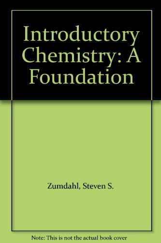 Introductory Chemistry: A Foundation