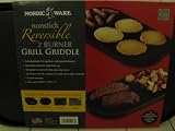Review Nordic Ware 162955 / Nordic Ware 2 Burner Reversible Nonstick Grill Griddle