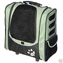 Pet Gear I-GO2 Traveler Roller Backpack, Sage