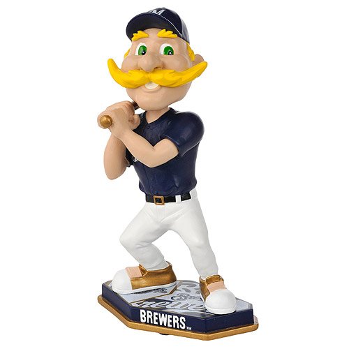 MLB Milwaukee Brewers Mascot Base Plate Bobble Head