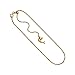 14k Gold Yellow Adjustable Dolphin Cable Chain