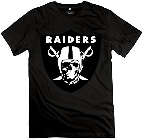 TGRJ Men's T Shirts - Cute Raiders T Shirt Black Size XL