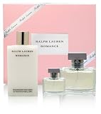 Romance by Ralph Lauren for Women 3 Piece Sensuous Trio Includes: 1.7 oz Eau de Parfum Spray + 6.7 oz Sensuous Body Moisturizer + 0.25 oz Eau de Parfum Miniature