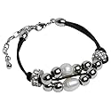 schmuck-art Armband Manhatten white/black 25653