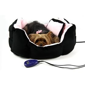 HEATED PET BED FOR CATS, DOGS, PUPPIES WITH LCD TEMPERATURE CONTROL S/M SIZE