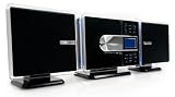 Produkt-Bild: Design Stereoanlage 400 Watt Wand-montierbar Music-Center CD MP3 Radio USB SD schw MCU-5401