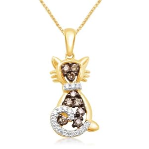 10k Yellow Gold Champagne White