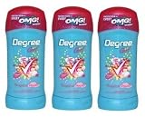 Degree Girl Deodorant, Tropical Power Scent, 2.6 Oz (3 PACK)