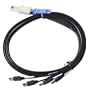 HighPoint External Mini-SAS to Esata (SFF8088 to eSATA), 1M (3-Feet) Ext-MS-1MES