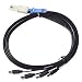 HighPoint External Mini-SAS to Esata (SFF8088 to eSATA), 1M (3-Feet) Ext-MS-1MES