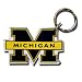 Michigan Wolverines NCAA Key Ring
